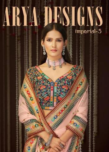 Imperial Vol 5 By Arya Designer Partywear Saree Collection